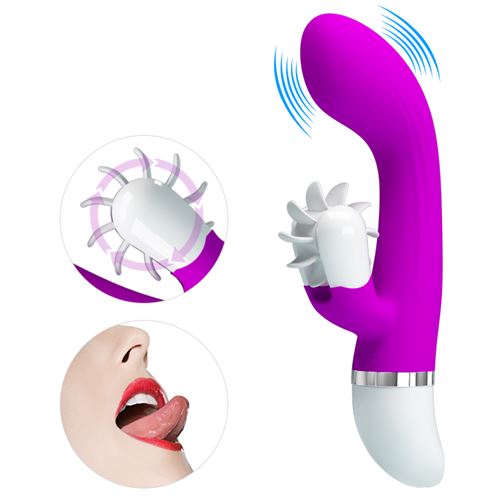 VIBRADOR LENGUETAZOS SHEILA PRETTY LOVE